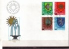 Switzerland,1980..Pro Juventute,  Coat Of Arms,  FDC - Storia Postale