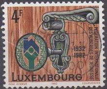 LUXEMBOURG  N°1010__ OBL VOIR SCAN - Used Stamps