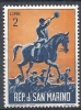 1962 SAN MARINO CACCIA MODERNA 2 LIRE MNH ** - RR9313 - Ungebraucht