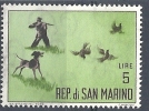 1962 SAN MARINO CACCIA MODERNA 5 LIRE MNH ** - RR9313 - Ungebraucht