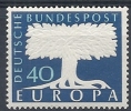 1957 EUROPA GERMANIA 40 P MNH ** - 1957