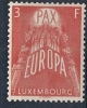 1957 EUROPA LUSSEMBURGO 3 F MH * - 1957