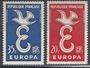 1958 EUROPA FRANCIA MH * - 1958