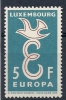 1958 EUROPA LUSSEMBURGO 5 F MH * - 1958