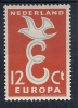 1958 EUROPA OLANDA 12 C MH * - 1958