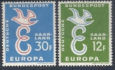 1958 EUROPA SARRE  MH * - 1958