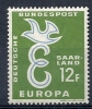 1958 EUROPA SARRE 12 F MNH ** - 1958