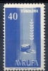 1958 EUROPA TURCHIA 40 K MNH ** - 1958