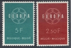 1959 EUROPA BELGIO  MH * - 1959