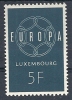 1959 EUROPA LUSSEMBURGO 5 F MH * - 1959