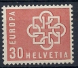 1959 EUROPA SVIZZERA 30 C MNH ** - 1959