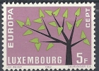 1962 EUROPA LUSSEMBURGO 5 F MNH ** - 1962