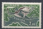 1962 EUROPA MONACO 2 F MNH ** - 1962