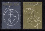 Norway Used, Set Of 2, Greetings, Couples & Globe - Gebruikt