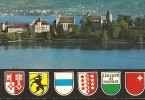 Rapperswil Mit Schweizer Wappen Wägital Und Glärnisch - Rapperswil-Jona