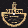Disque 78 Trs - ODEON 166 766 - ROGER MONTEAUX - LA BENEDICTION - 78 T - Disques Pour Gramophone