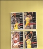 CARTES  BASKET PANINI  N° NL01-NL07-NL17-NL27 - Other & Unclassified