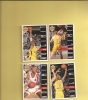 CARTES  BASKET PANINI  N° NL01-NL07-NL17-NL27 - Altri & Non Classificati