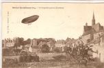 THEME AVIATION         GUERRE EUROPEENNE 1914    "Un Dirigeable Part En Observation  " Village De WAAS - 1914-1918: 1st War