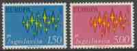 Jugoslavija Yugoslavia 1972 Mi 1457 /8 YT 1343 /4 ** "Communications" - Stars / Sterne - Europa Cept - Unused Stamps
