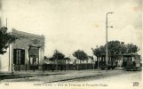 FERRYVILLE...GARE DU TRAMWAY DE FERRYVILLE-TINDJA AVEC TRAINS.....CPA ANIMEE.. - Zambia