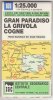 PAW/32 Carta Dei Sentieri E Rifugi - PARCO NAZ. GRAN PARADISO - LA GRIVOLA - COGNE IGC 1988 - Topographical Maps