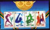 Olympia Atlanta 1996 Hongkong Block 41 ** 5€ Athletik Gymnastik Basketball Wassersprung Bloc Olympic Sheet Of HONG KONG - Neufs