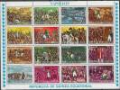 GUINEE EQUATORIALE: NAPOLEON (101- 1165/1181)  Feuillet 16 Valeurs Luxe ** (MNH) - Napoleon