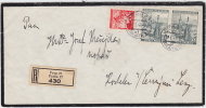 Bohemia & Moravia - Böhmen & Mähren. 1941 Registered Cover (D03123) - Briefe U. Dokumente