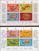 New Year Dragon And Ox Hongkong 785/8,Block 8+45 ** 49€ Chinesische Neujahr Jahr D.Drachen Und Ochsen Sheet Of HONG KONG - Blocks & Kleinbögen