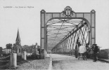LANGON    -   Le Pont Et L'Eglise - Langon
