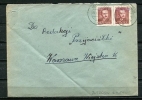 Poland Cover 1951 Cancel ( Jutrosin 4.1.51) Overprint "Groszy" T18 - Briefe U. Dokumente