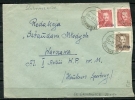 Poland Cover 1951 Cancel ( Skierniewice 27.1.51) Overprint "Groszy" T5 - Cartas & Documentos