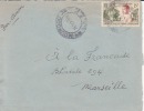 Moundou Tchad Afrique Colonie Française  Lettre Par Avion Pour Marseille Marcophilie - Covers & Documents