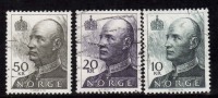 Norway Used 3v King - Used Stamps