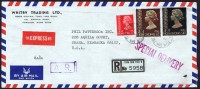 1978  Registered  A.R. & Special Delivery   Air Mail Letter To USA  $10, No Watermark, $2 No Watermark  $0.50 - Lettres & Documents