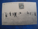 CPA......OOSTDUINKERKE PLAGE...UNE PARTIE ANIMEE..PETANQUE..RECTO VERSO - Oostduinkerke