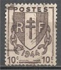 1 W Valeur Oblitérée, Used - FRANCE - YT Nr 670 * 1945/1947 - N° 3-60 - 1941-66 Wappen