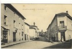 Carte Postale Ancienne Villars Les Dombes - Grande Rue - Villars-les-Dombes