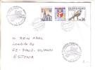 GOOD SLOVAKIA Postal Cover To ESTONIA 2006 - Good Stamped: Nitra; Senica ; Bird - Cartas & Documentos