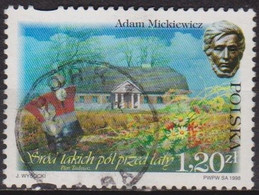 Poète Adam Mickievicz - POLOGNE - Littérature - N° 3520 - 1998 - Oblitérés