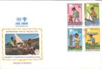 Malediven / Maldives - Mi-Nr 822/825 FDC (260) - UNICEF