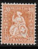 SWITZERLAND   Scott #  64*  F-VF MINT LH - Ongebruikt