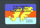 FALKLAND ISLANDS  -  Remote Phonecard As Scan - Islas Malvinas