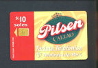 PERU  -  Chip Phonecard As Scan - Perú