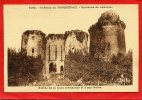 TONQUEDEC LE CHATEAU ENTREE DE LA COUR D HONNEUR ET TOUR ISOLEE CARTE EN TRES BON ETAT - Tonquédec