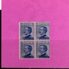 EGEO 1912 NISIRO 25 C MNH QUARTINA - Egeo (Nisiro)