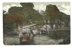 Goring (Royaume-Uni) : Le Port Des Barques Pour La Promenade En 1910 (animée) - Andere & Zonder Classificatie