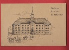 K678 Litho Dessin,Bâtiment Scolaire De Moudon, Non Circulé. RARE - Moudon