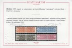 ITALIA Repubblica 1953 Pacchi In Concessione ** MNH Ruota Ben Centrati Qualità Lusso Cert. Raybaudi - Consigned Parcels